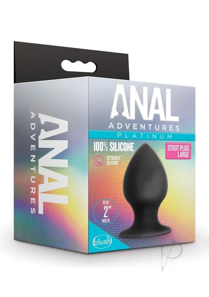 Anal Adventure Platinum Stout Plug Lg Anal Adventures Anal