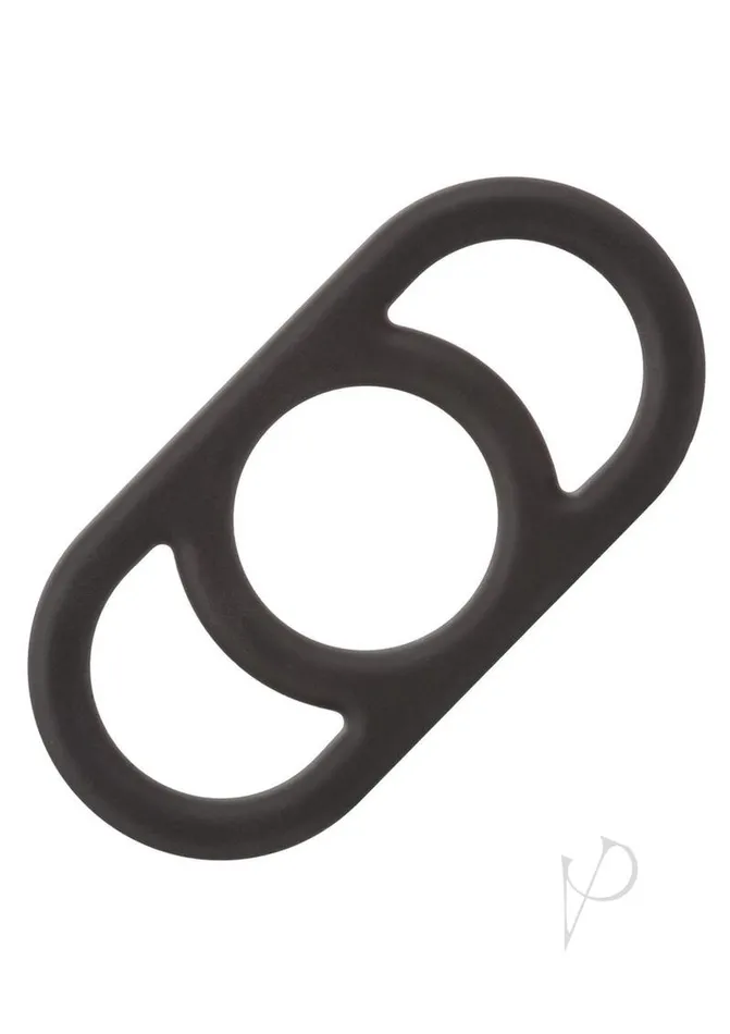 Anal Alpha Alpha Silicone Commander Ring Black