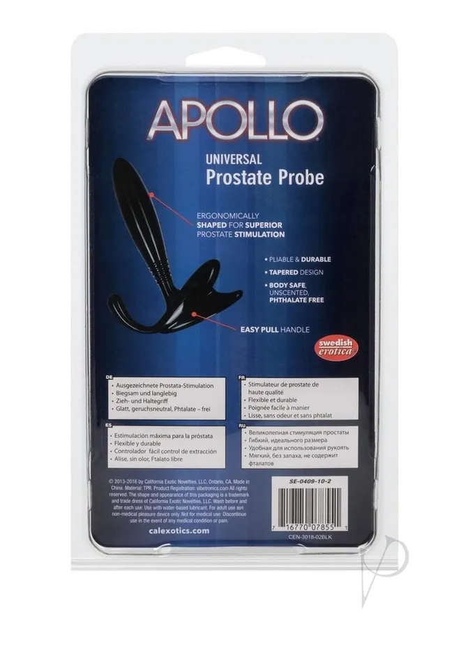 Anal Apollo Universal Prostate Probe Black Apollo Anal Apollo Universal Prostate Probe Black Apollo