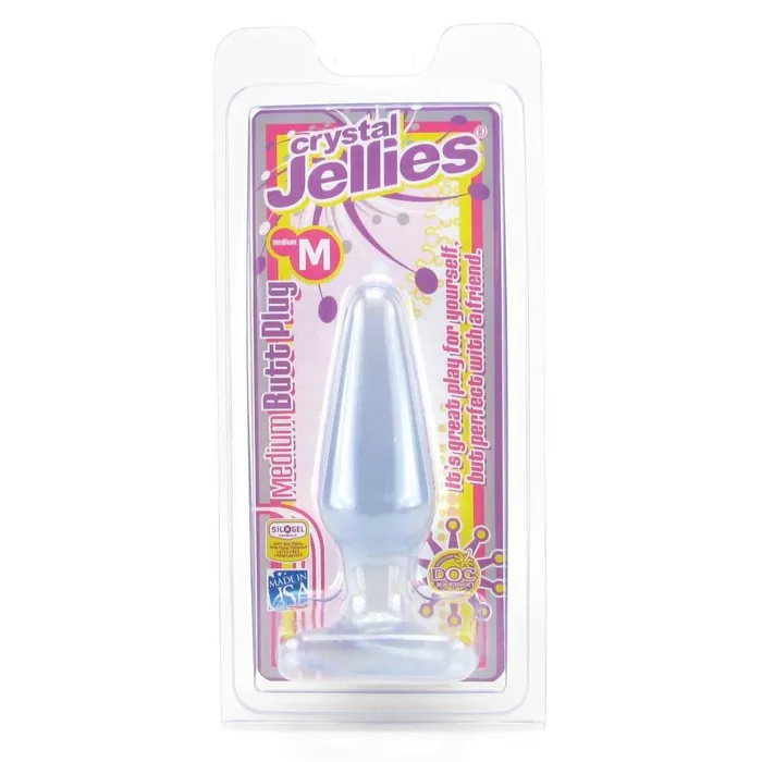 Anal Doc Johnson Doc Johnson Crystal Jellies Medium 5 Inch Butt Plug