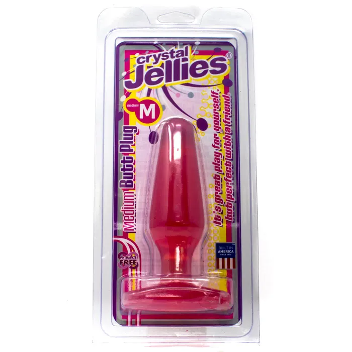 Anal Doc Johnson Doc Johnson Crystal Jellies Medium 5 Inch Butt Plug