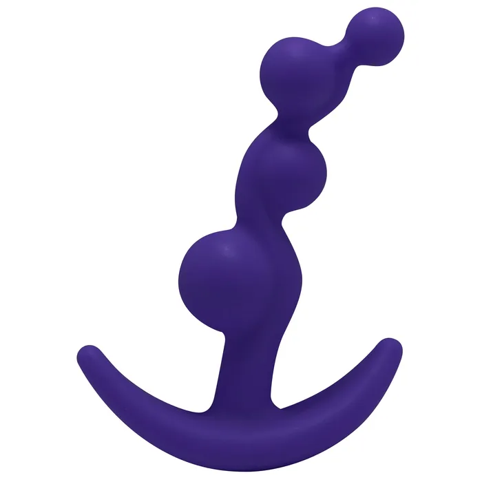 Anal Hook N Up Small Beaded Anal Plug Purple Castle Megastore