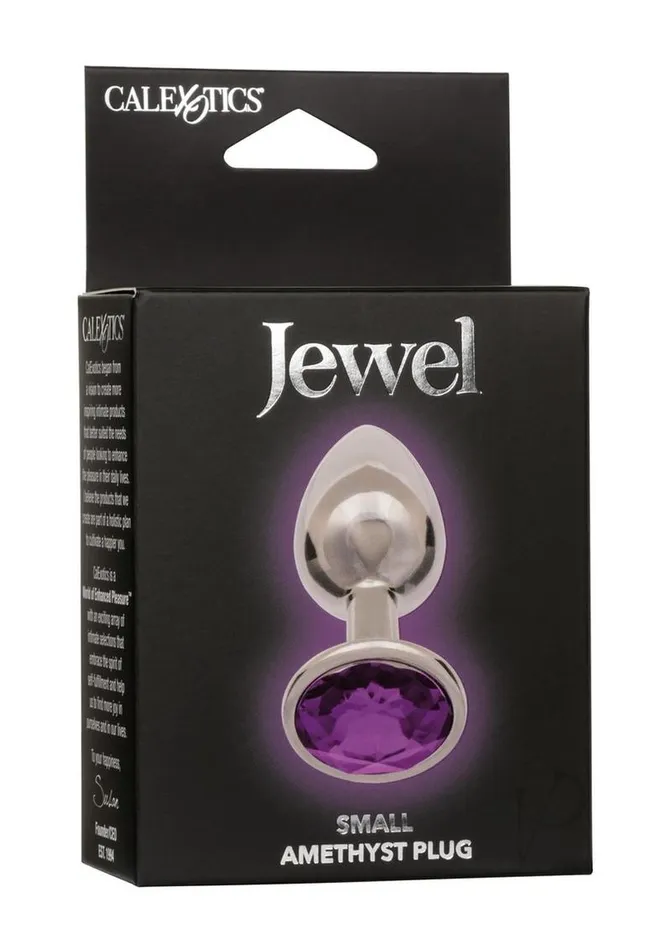 Anal Jewel Small Amethyst Plug Purple California Exotic Novelties Llc