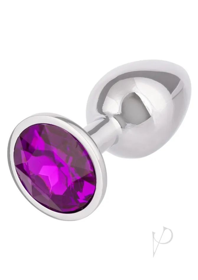 Anal Jewel Small Amethyst Plug Purple California Exotic Novelties Llc