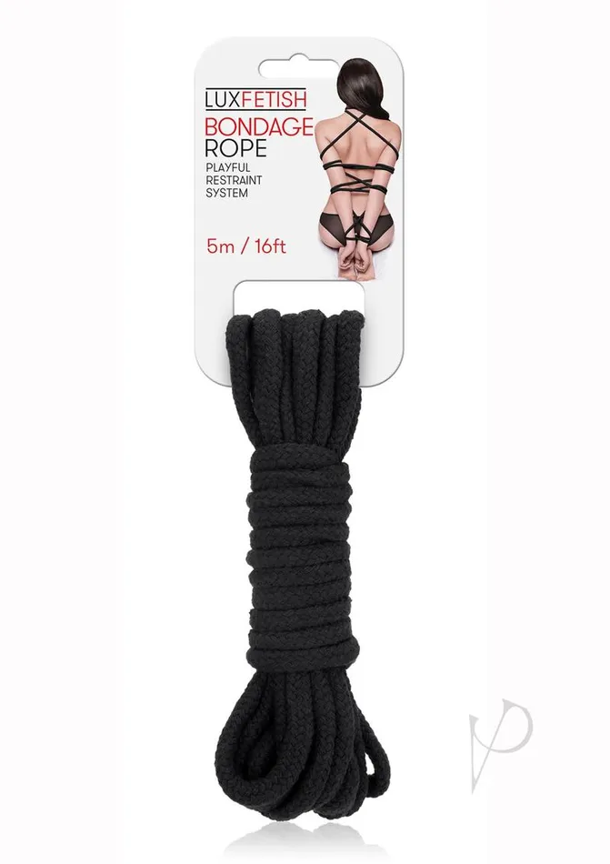 Anal Lux F Bondage Rope 5m Black Lux Fetish Anal Lux F Bondage Rope 5m Black Lux Fetish