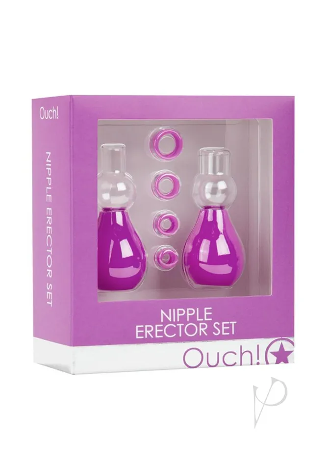 Anal Ouch Ouch Nipple Erector Set Purple