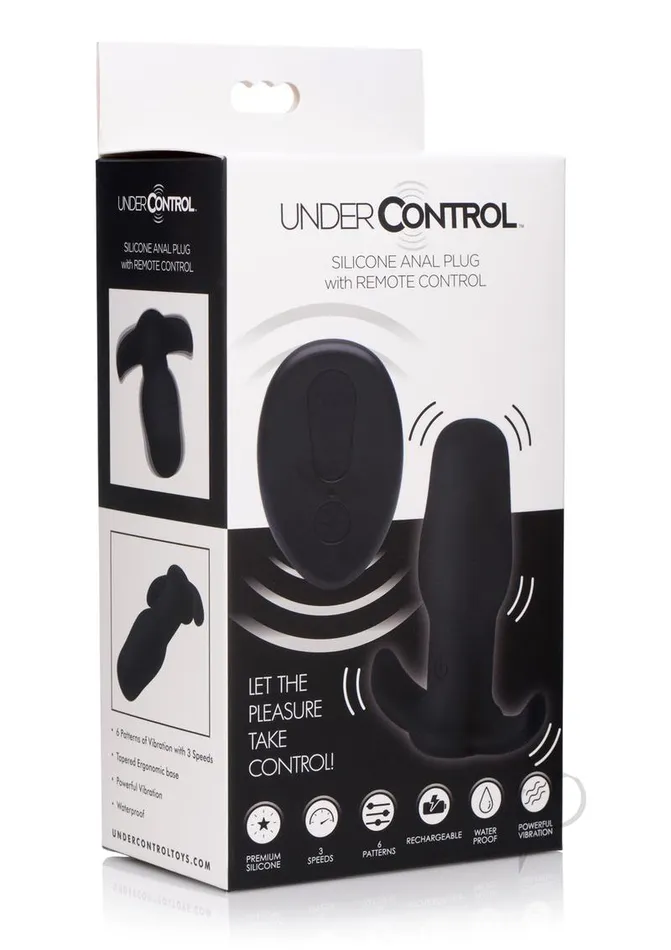 Anal Under Control Uc Silicone Anal Plug Wremote