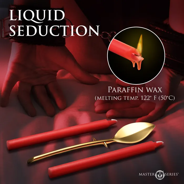 Anal XR Brands Drip Sensation Scraper And Waxplay Candle Set