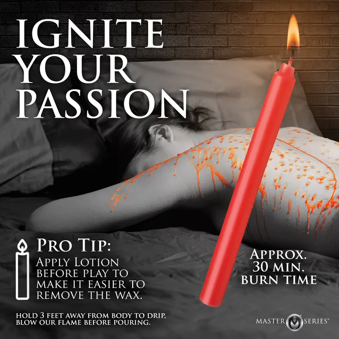Anal XR Brands Drip Sensation Scraper And Waxplay Candle Set