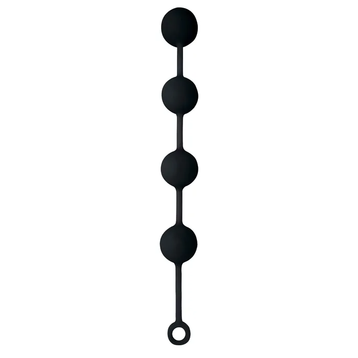 Black Silk XXL 4 Anal Beads Castle Megastore Anal
