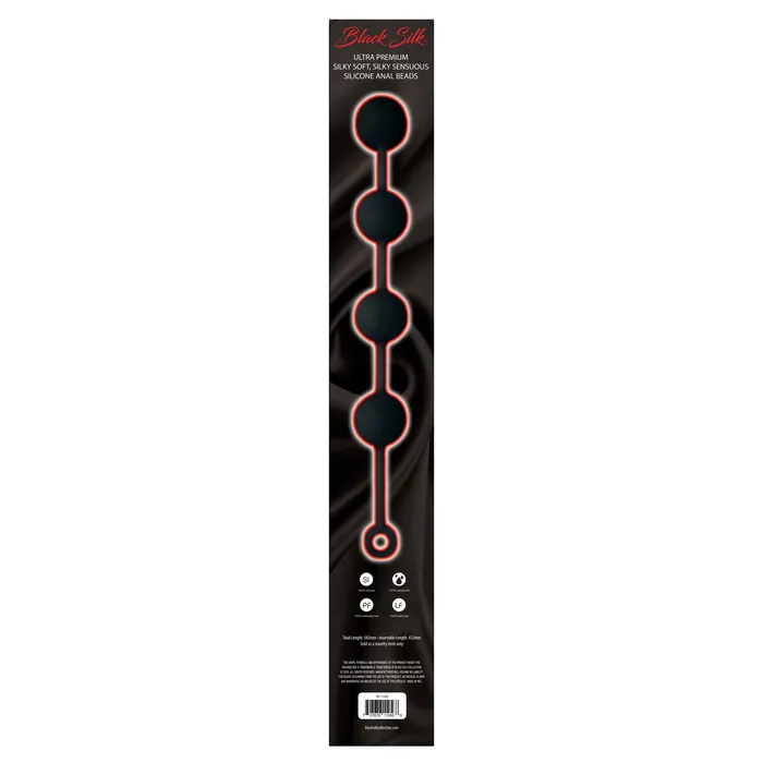 Black Silk XXL 4 Anal Beads Castle Megastore Anal