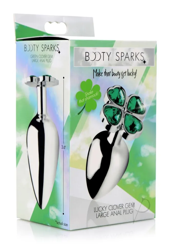 Booty Sparks Male Sex Toys Booty Sparks Lucky Clover Gem Lg