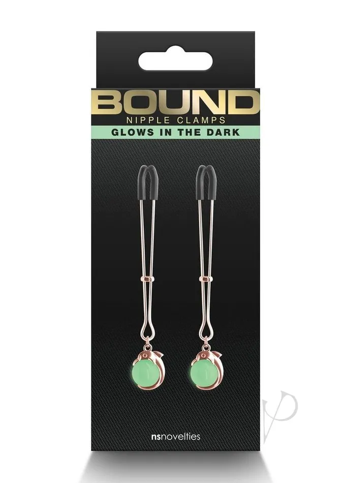 Bound Nipple Clamps G1 Gitd Rose Gold Bound Vibrators