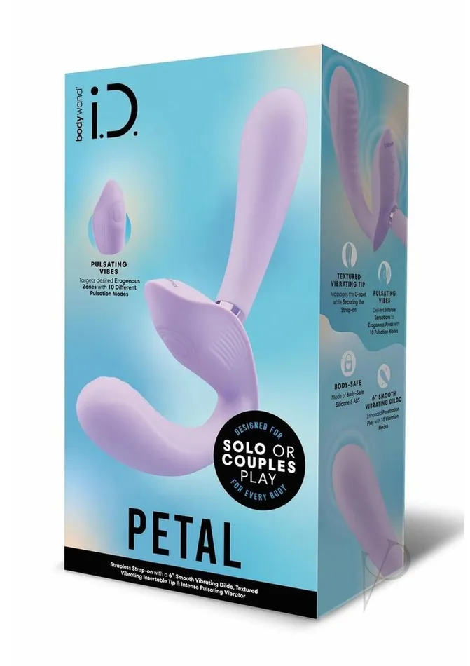 Bw Id Petal Strapon Lilac Bodywand Vibrators