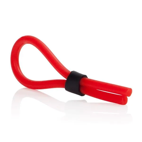California Exotics Silicone Stud Lasso in Red Female Sex Toys