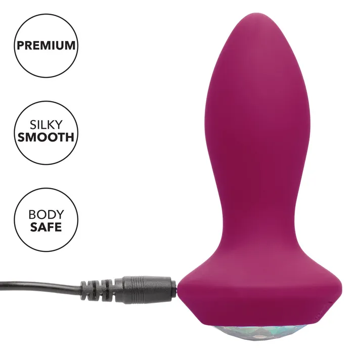 Castle Megastore Anal Power Gem Vibrating Petite Crystal Probe Purple