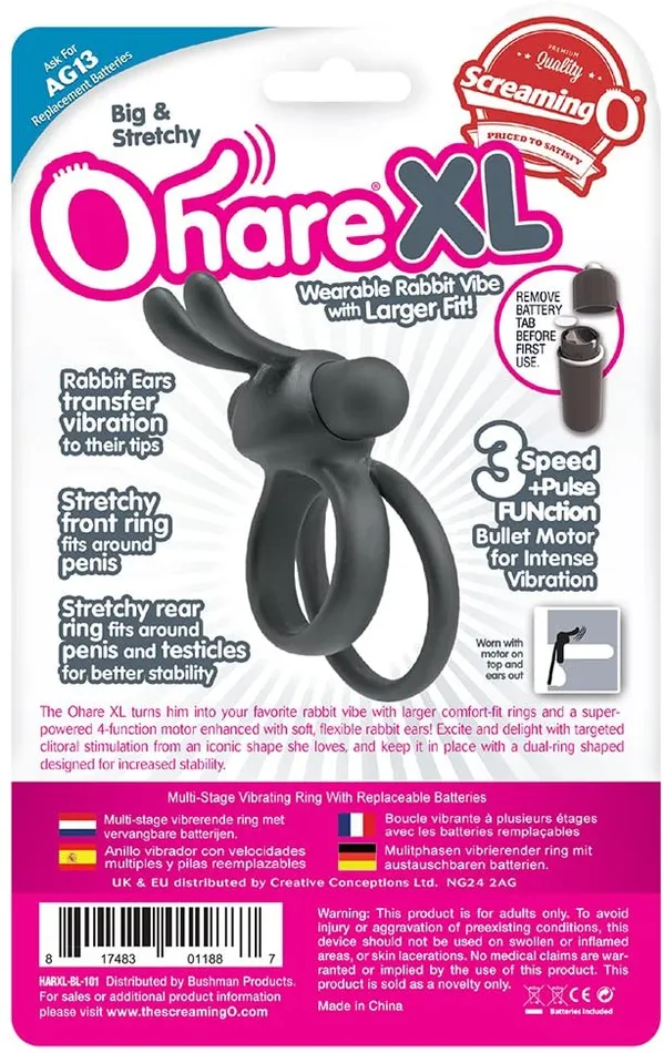 Castle Megastore Anal Screaming O Ohare XL Black