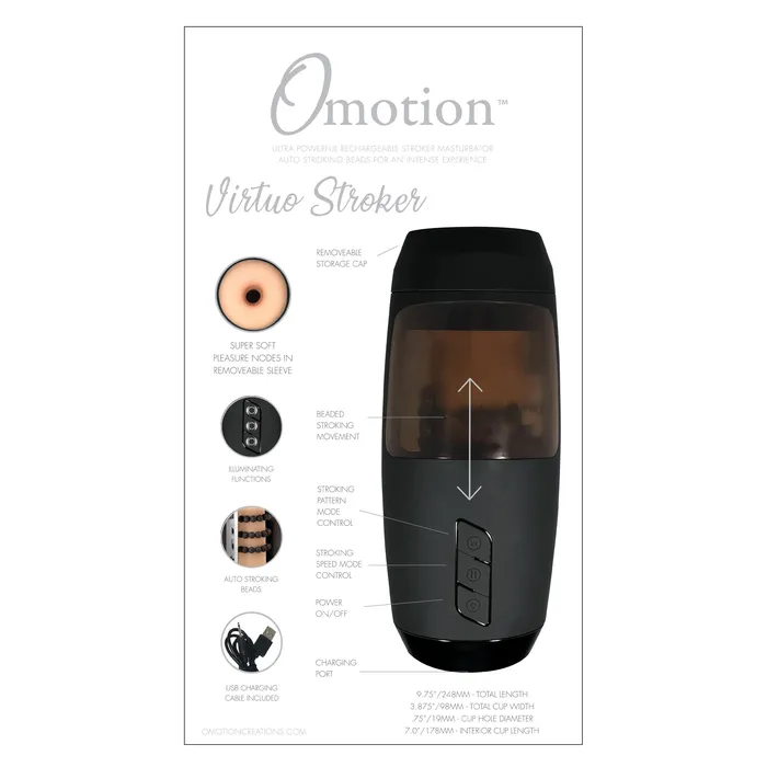 Castle Megastore Omotion Virtuo Stroker Male Sex Toys