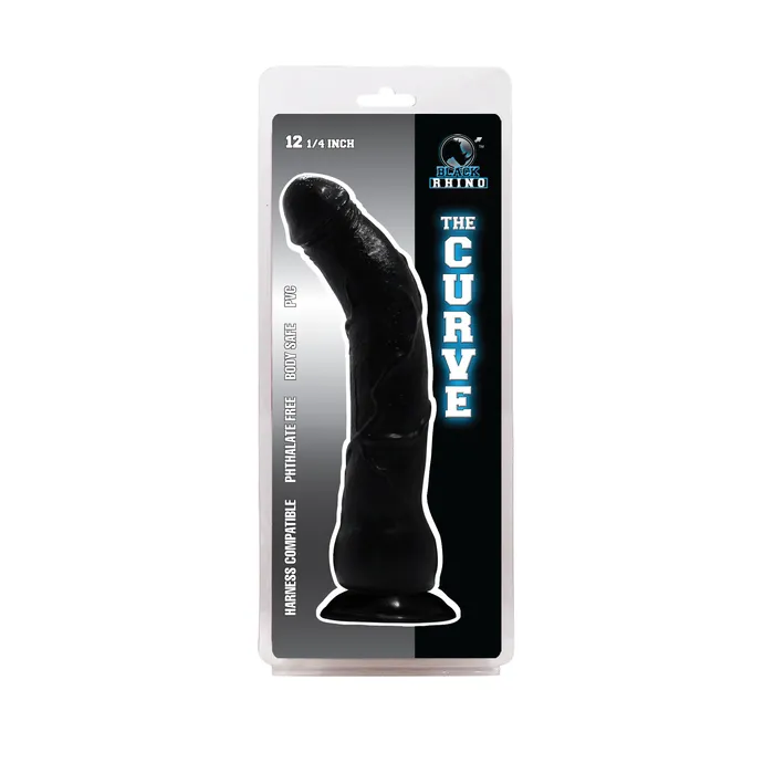 Castle Megastore Vibrators Black Rhino The Curve