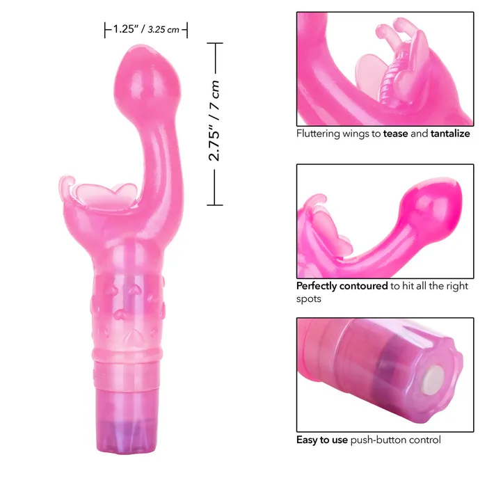 Castle Megastore Vibrators The Original Butterfly Kiss Pink
