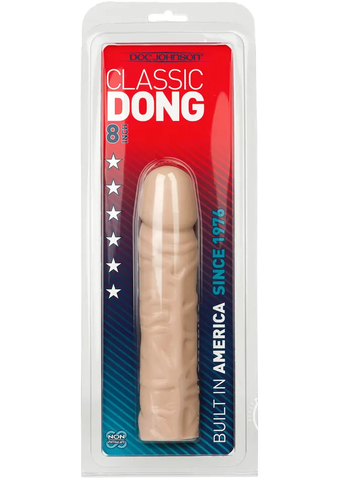 Classic Dong White 8 Doc Johnson Dildos