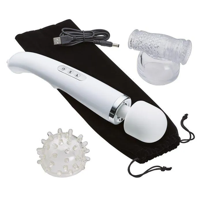 Cloud 9 Female Sex Toys Powerful 30 Function Rechargeable Vibrating Wand Kit