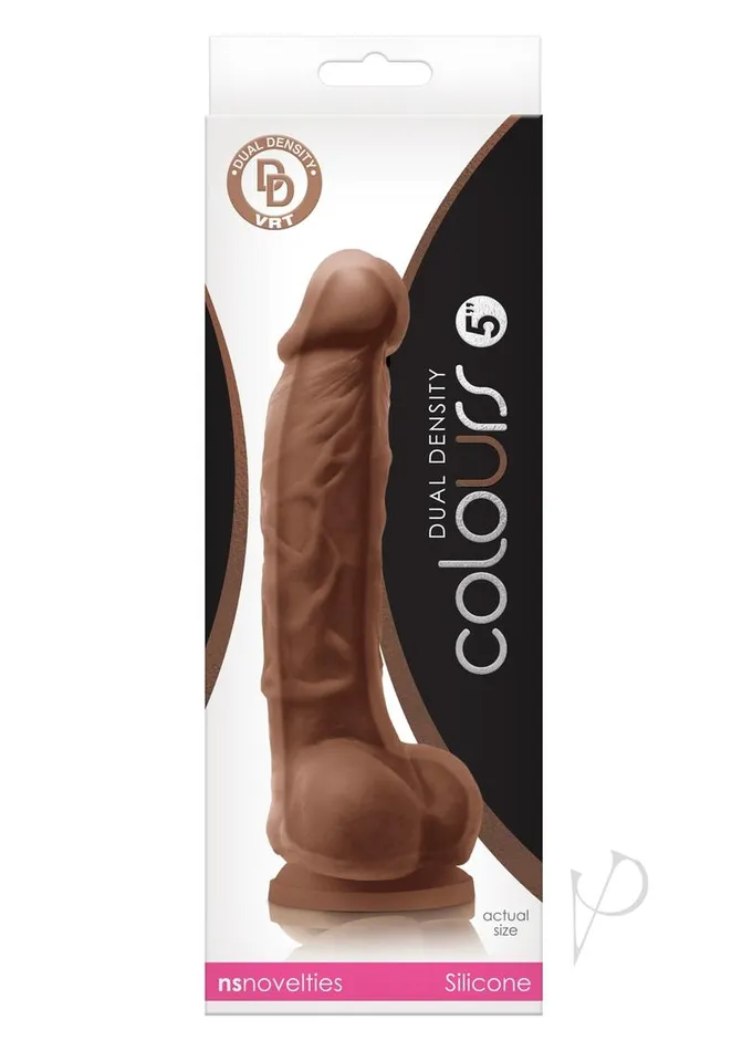 Colours Dual Density 5 Brown Colours Female Sex Toys