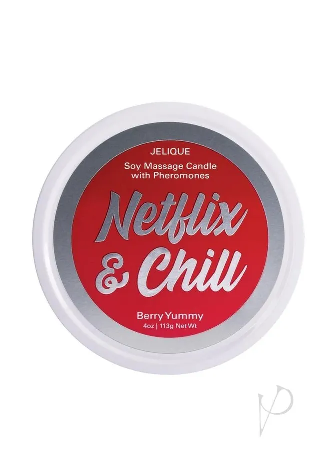 Couples Jelique Massage Candle Netflix and Chill 4oz Couples Jelique Massage Candle Netflix and Chill 4oz