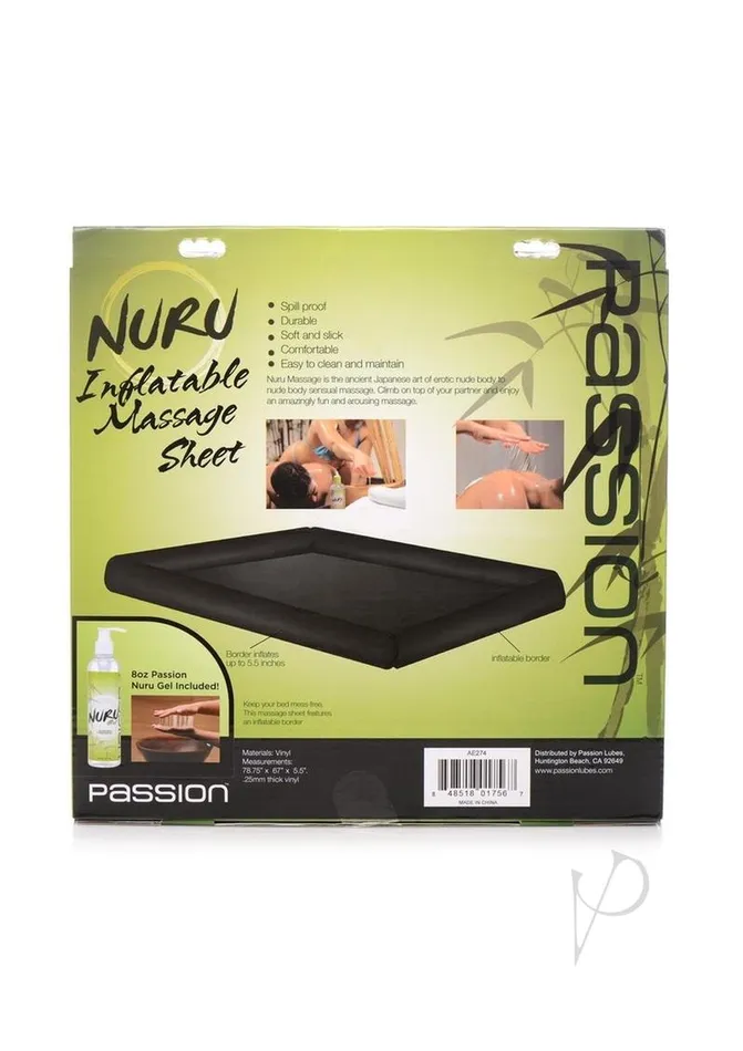 Couples Passion Nuru Massage Sheet Gel Kit Passion