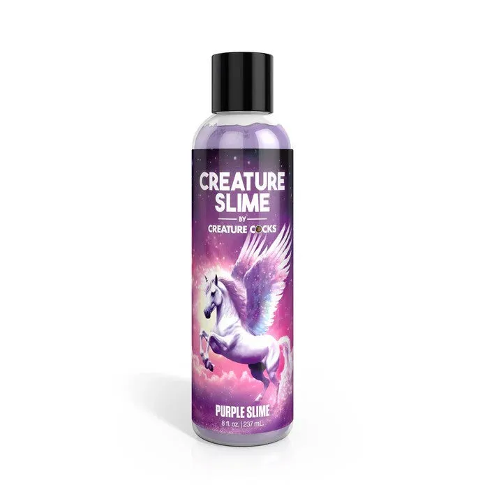 Creature Slime 8oz Purple Slime WaterBased Lubricant XR Brands Vibrators