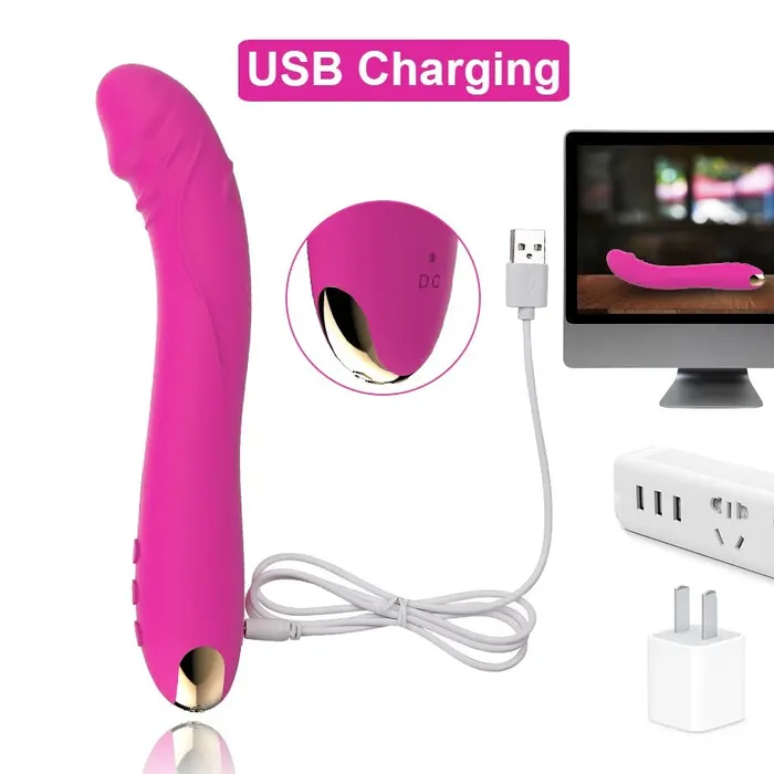 CupidSecrets Female Sex Toys Dildo Vibrator for Women Vagina Clitoris Massarger Erotic Toys Soft Skin Feeling Sex Products for Adults CupidSecrets Female Sex Toys Dildo Vibrator for Women Vagina Clitoris Massarger Erotic Toys Soft Skin Feeling Sex Products for Adults