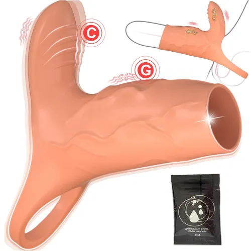 CupidSecrets Male Sex Toys Vibrating White Bulge Penis Sleeve