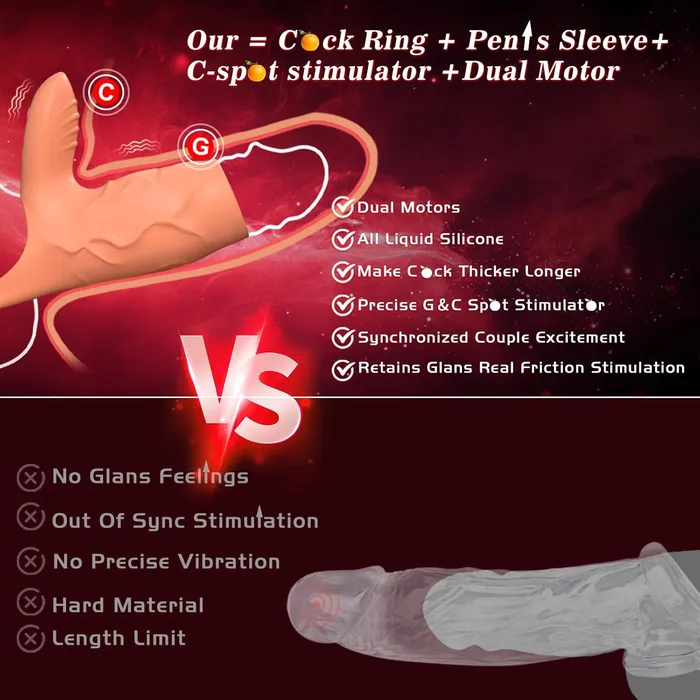 CupidSecrets Male Sex Toys Vibrating White Bulge Penis Sleeve CupidSecrets Male Sex Toys Vibrating White Bulge Penis Sleeve