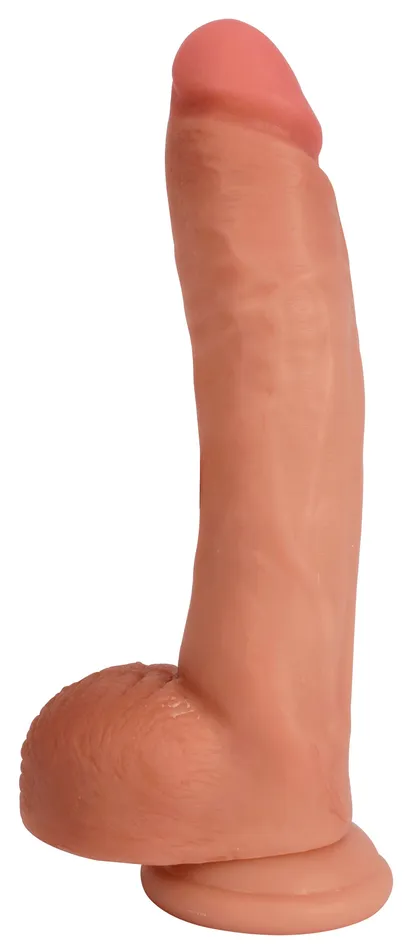Curve Toys Female Sex Toys Jock Light Bareskin Dildo With Balls