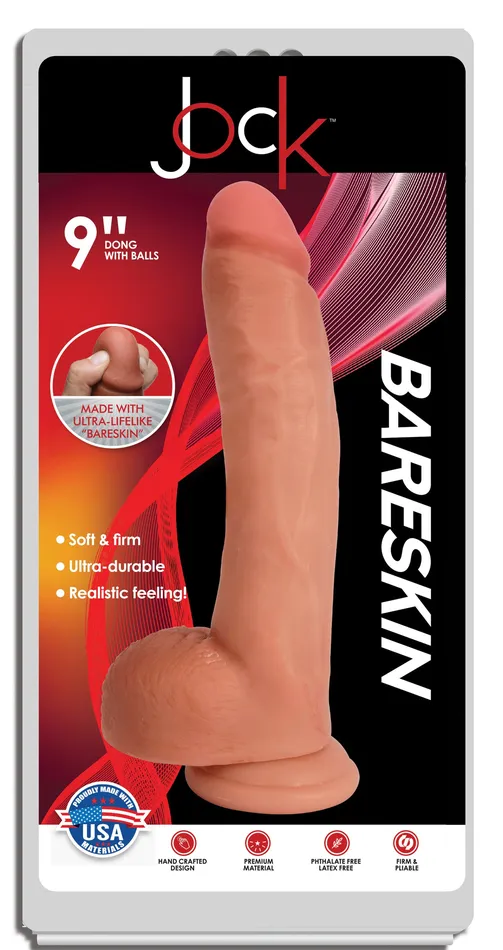 Curve Toys Female Sex Toys Jock Light Bareskin Dildo With Balls Curve Toys Female Sex Toys Jock Light Bareskin Dildo With Balls