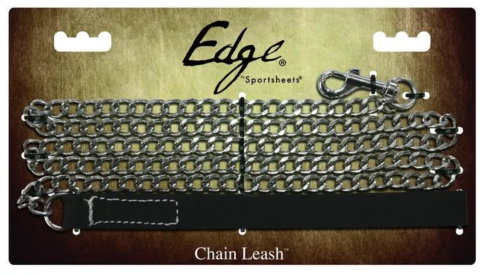 Dildos Sport Sheets Edge Chain Leash 47 inches Bondage Gear
