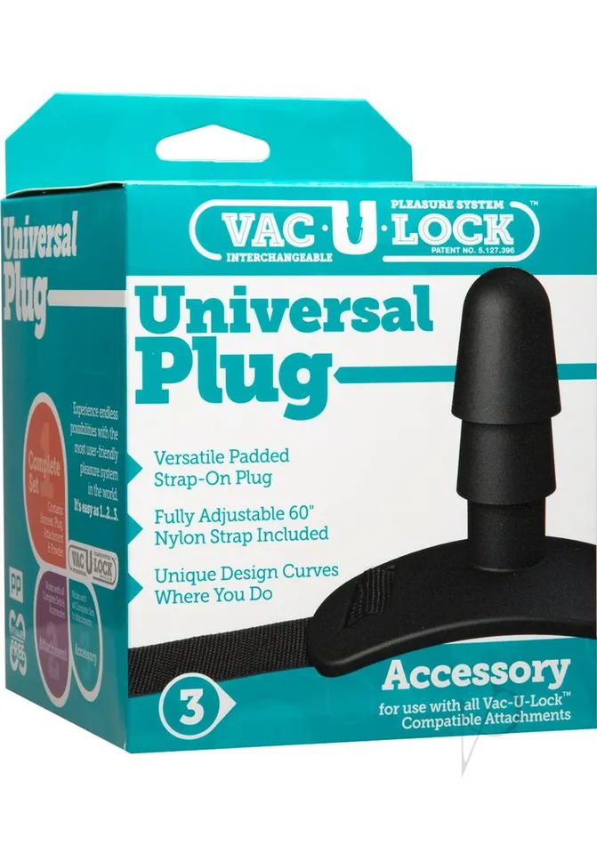Dildos VacULock Vac U Lock Blk Universal Plug