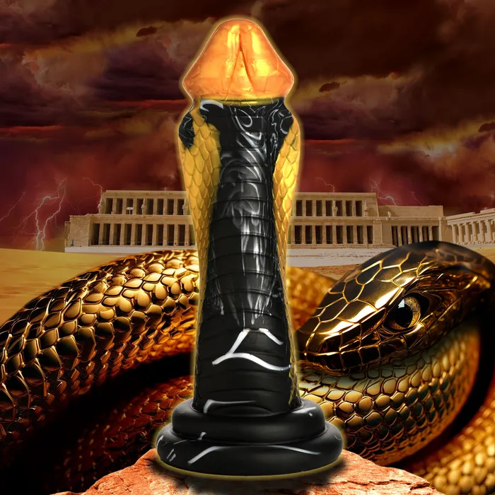 Dildos XR Brands The Golden Snake Dildo