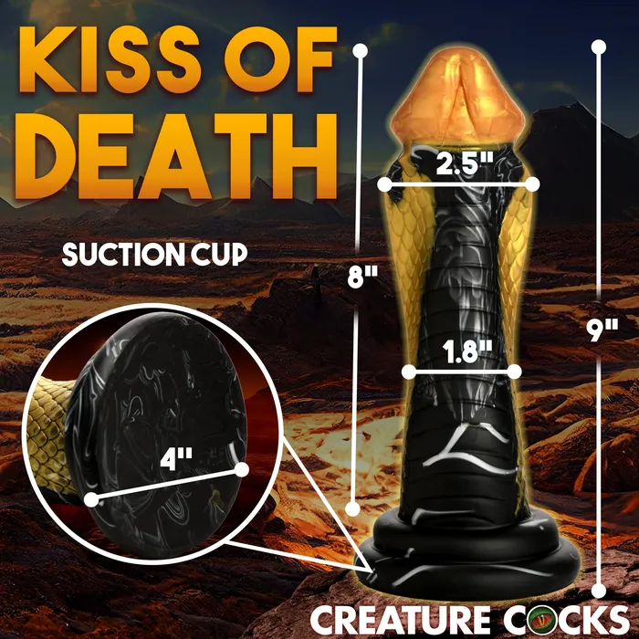 Dildos XR Brands The Golden Snake Dildo