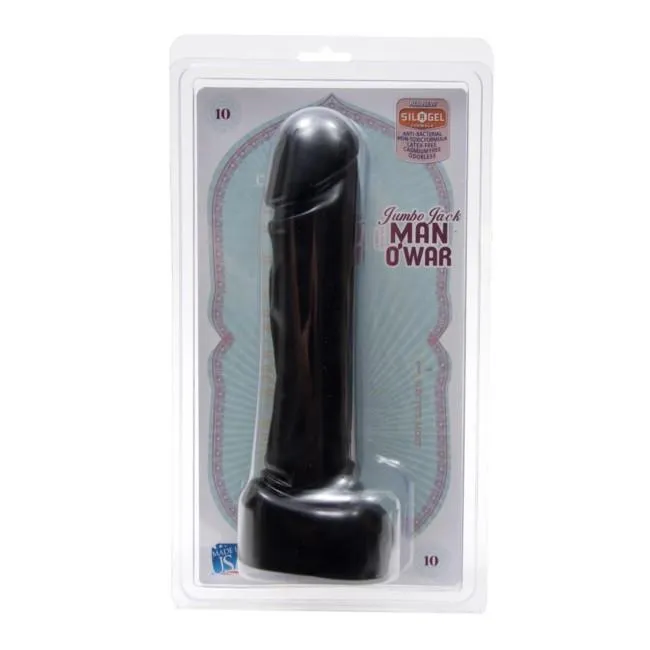 Doc Johnson Dildos Jumbo Jack Black Dildo