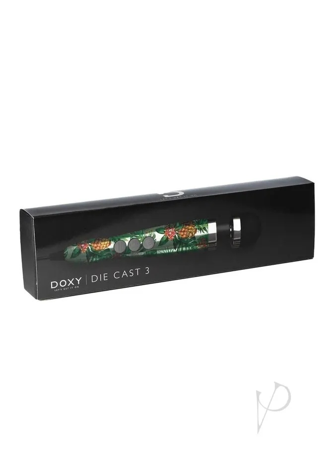 Doxy Vibrators Doxy Die Cast 3 Pineapple Pattern