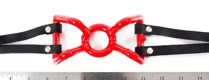 EXTREME RUBBER COATED SPIDER GAG RED fetishtoyboxcom Dildos