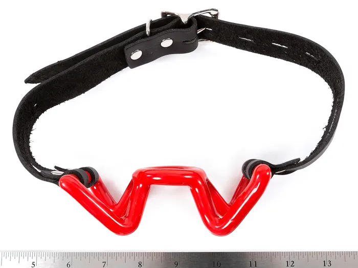 EXTREME RUBBER COATED SPIDER GAG RED fetishtoyboxcom Dildos