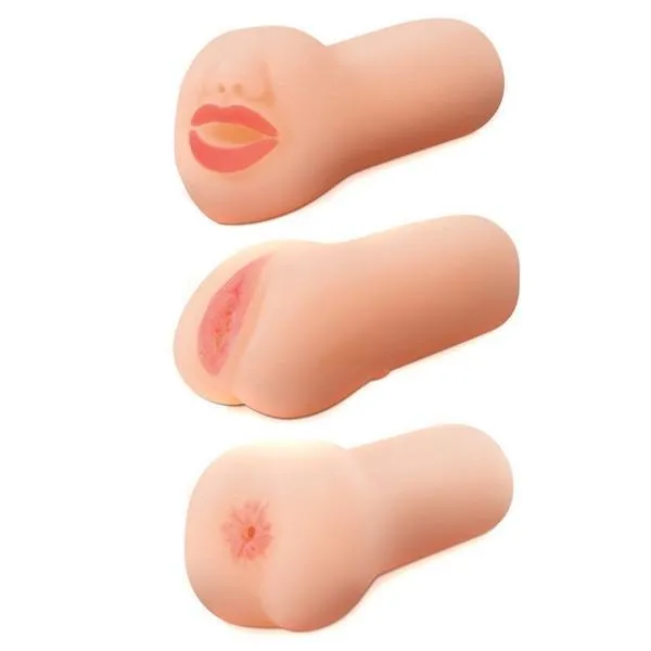 Extreme Travel Trio Masturbator Set Pipedream Male Sex Toys