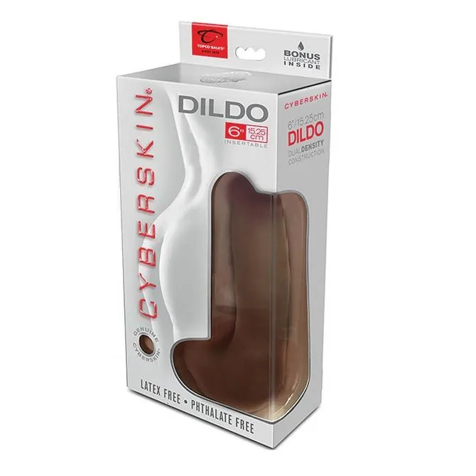 Female Sex Toys CyberSkin Cyber Cock with Balls Topco