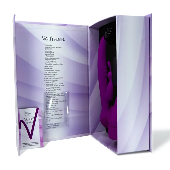 Female Sex Toys Jopen Vanity VR10 Quiet Dual Action Rabbit Vibrator