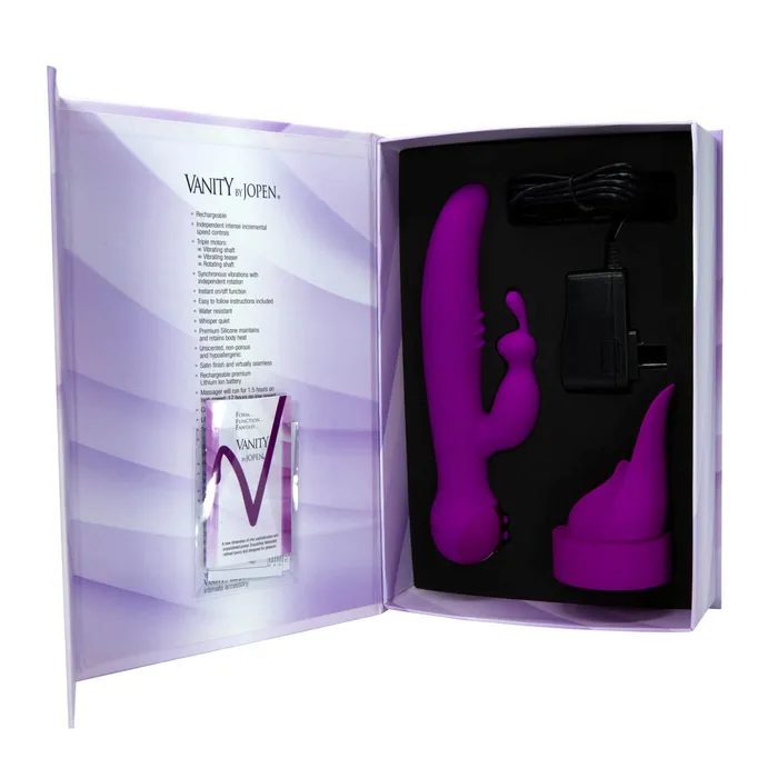Female Sex Toys Jopen Vanity VR10 Quiet Dual Action Rabbit Vibrator