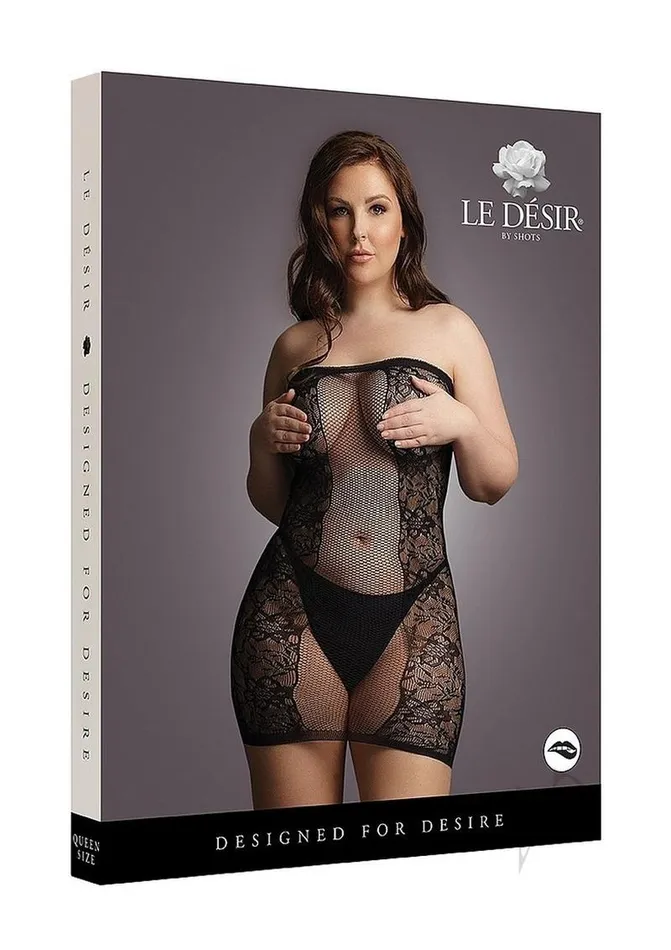 Female Sex Toys Le Desir Strapless Mini Dress Qn Blk