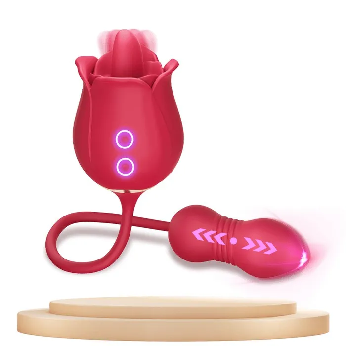 Female Sex Toys Sohimi SKYLAR Clitoral GSpot Stimulator Rose Toy with Tongue Female Sex Toys Sohimi SKYLAR Clitoral GSpot Stimulator Rose Toy with Tongue