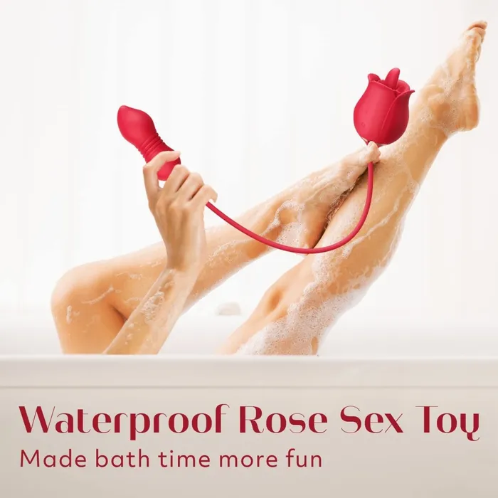 Female Sex Toys Sohimi SKYLAR Clitoral GSpot Stimulator Rose Toy with Tongue